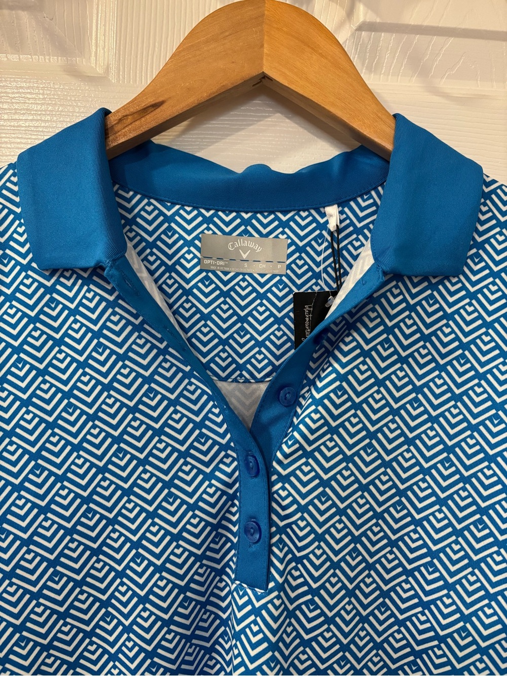 Callaway Golf Blue Geo-Print Top - Picture 6 of 12